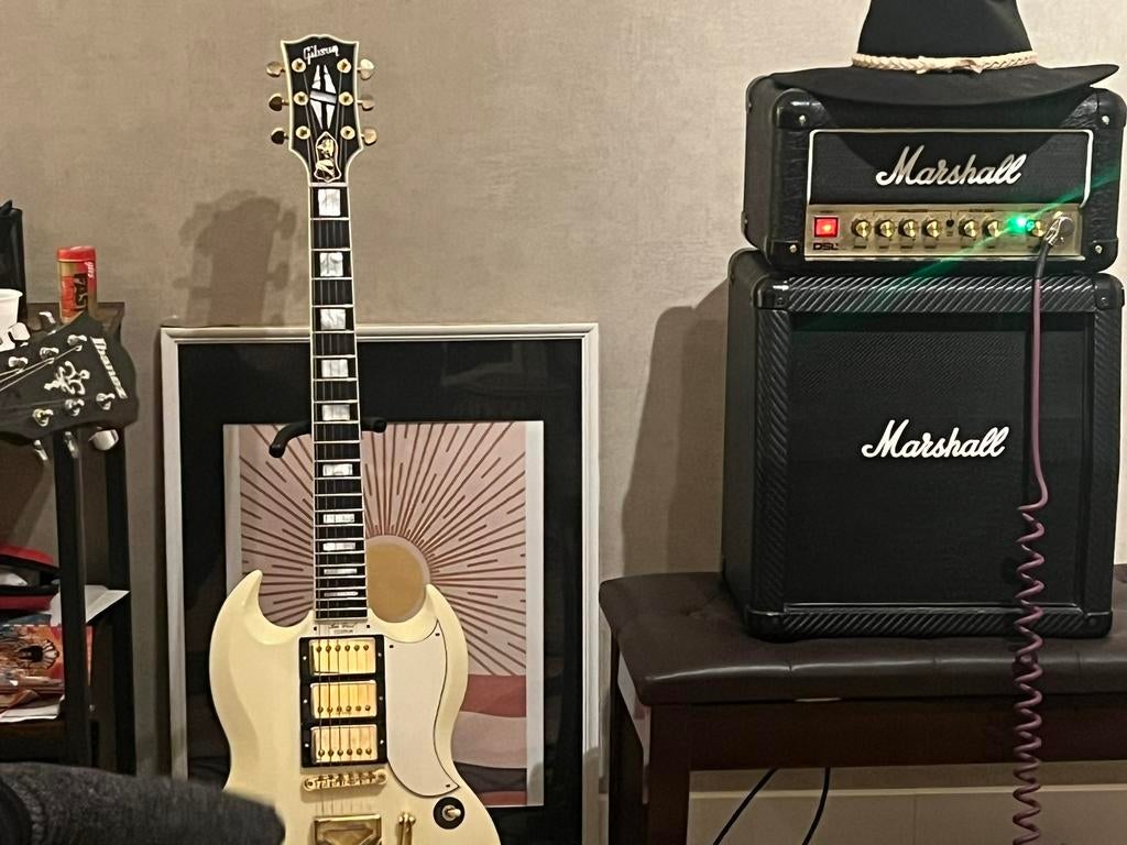 Gibson SG 60th Anniversary 1961  Custom – Polaris White VOS, Muziek en Instrumenten, Ophalen, Zo goed als nieuw, Elektrische gitaar