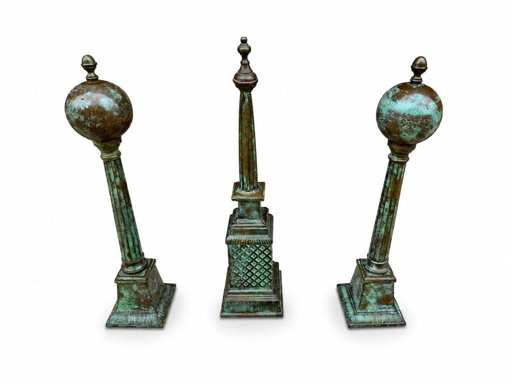 3 fraaie Empire ornamenten in bronslook, Ophalen of Verzenden