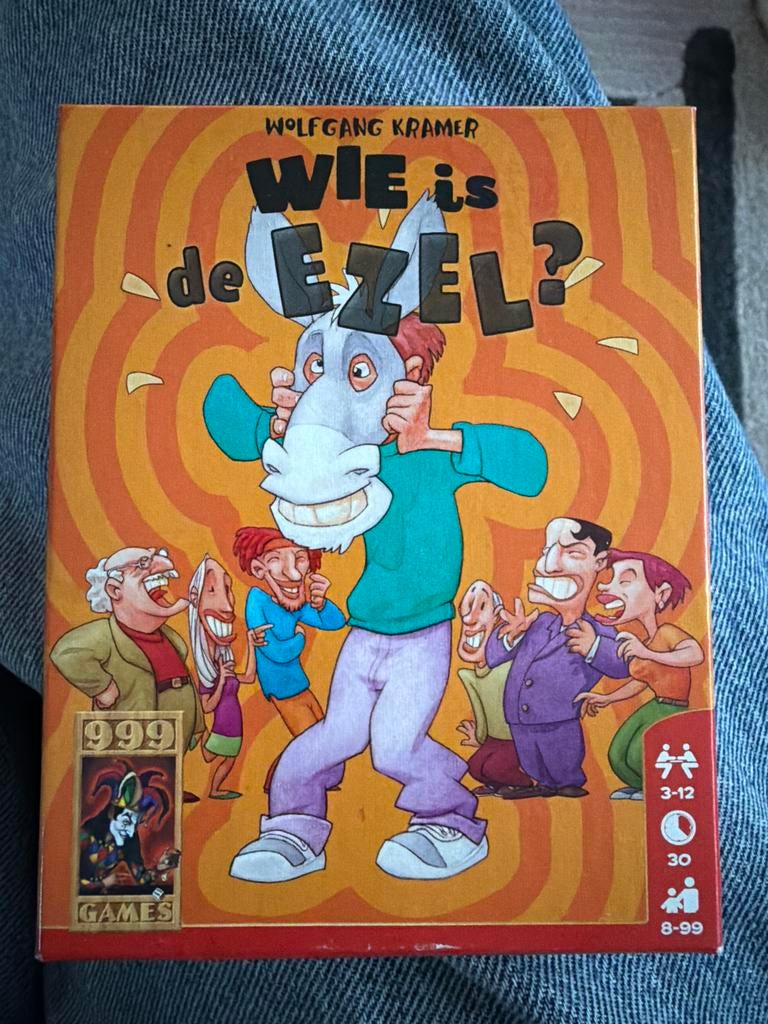 Wie is de Ezel? - Leuk kaartspel, nieuw i/d doos(in plastic), Drie of vier spelers, Ophalen of Verzenden, Nieuw