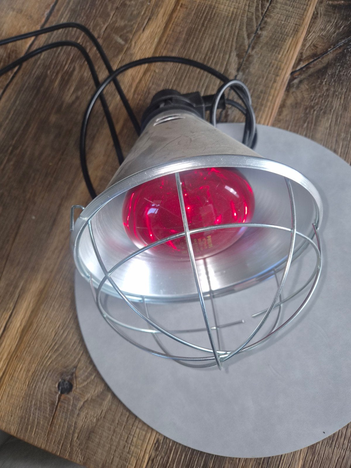 ARMX Warmtelamp incl lamp voor o.a. kuikens, Ophalen, Zo goed als nieuw