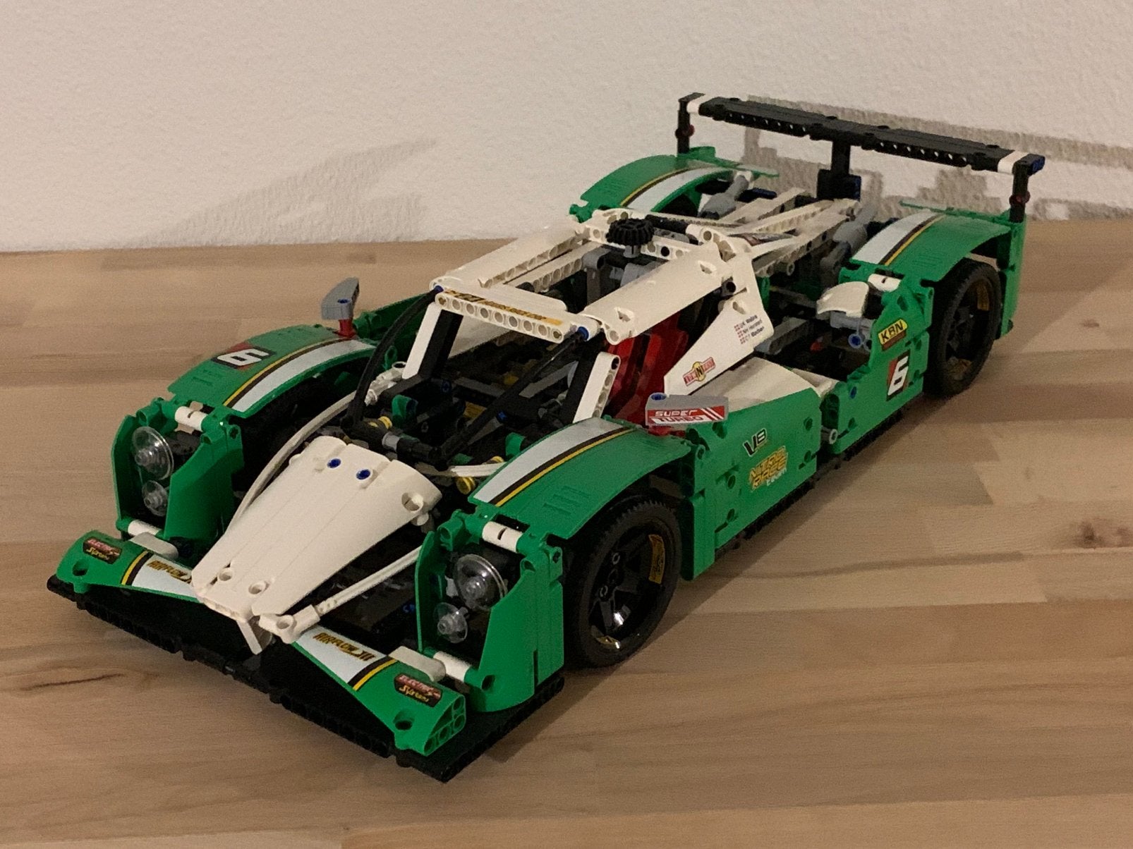 Lego technic 42039 Porsche racewagen LeMans met boekje, Lego, Ophalen of Verzenden, Zo goed als nieuw, Technic
