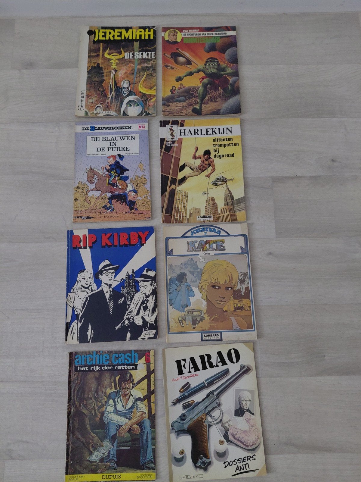 Diverse stripboeken: Jeremiah, Rip Kirby, en meer, Ophalen of Verzenden