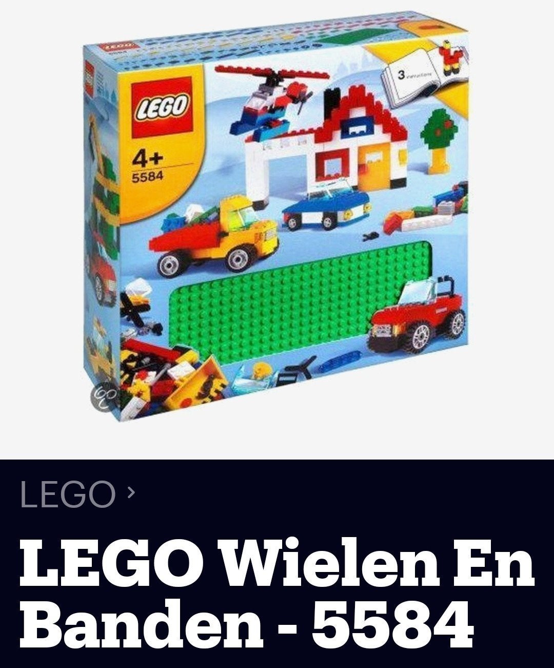 LEGO set 5584 Wielen en Banden, Ophalen of Verzenden