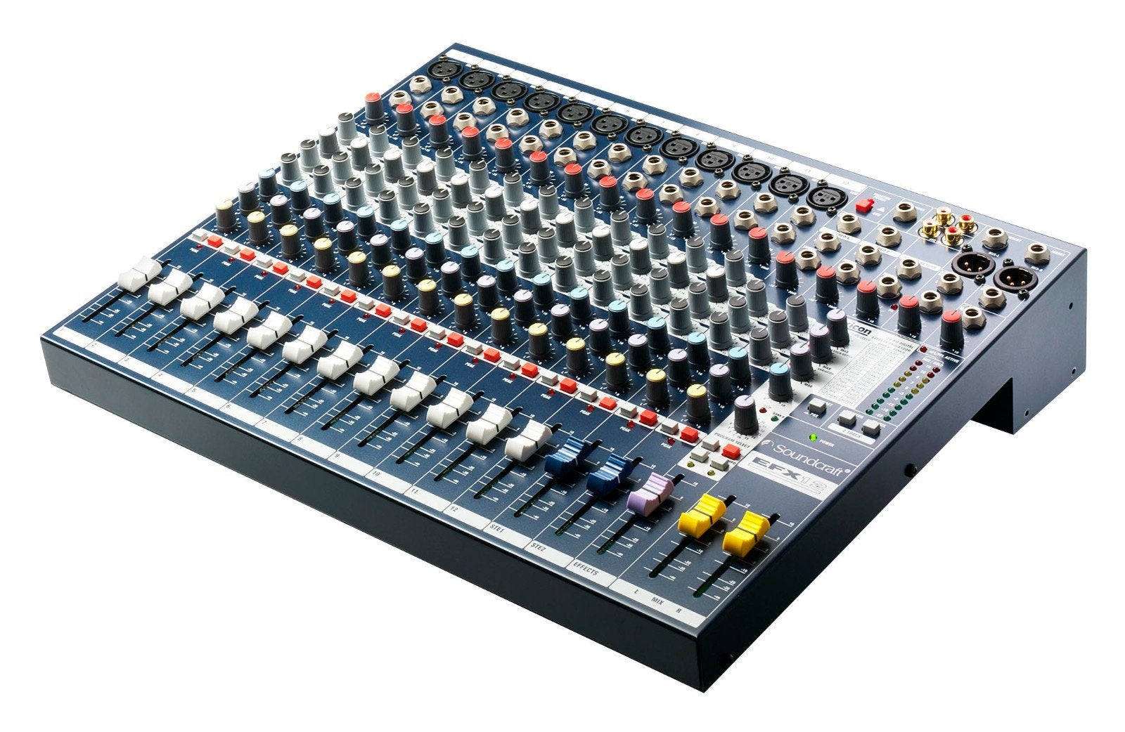Soundcraft EFX12 Mengpaneel - Absolute Nieuwstaat, Ophalen of Verzenden, Zo goed als nieuw, 10 tot 20 kanalen, Microfooningang