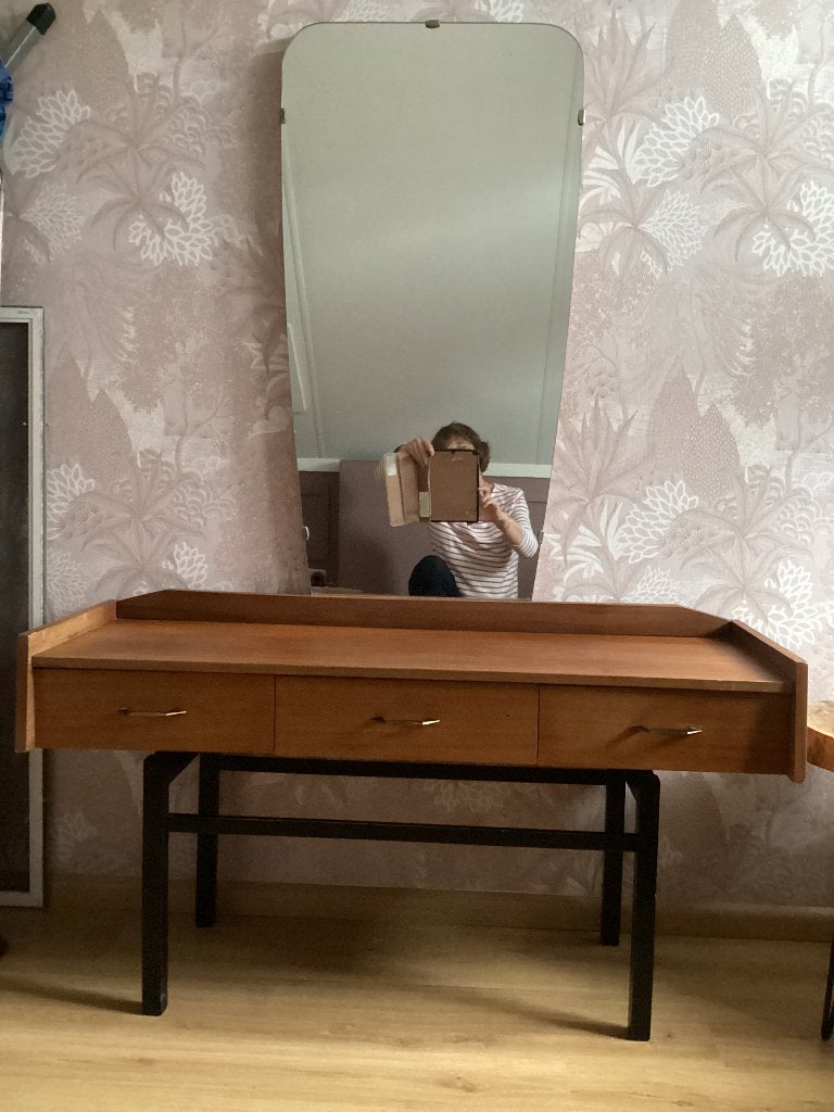 Vintage kaptafel, Ophalen, Overige materialen, Gebruikt, 100 tot 150 cm