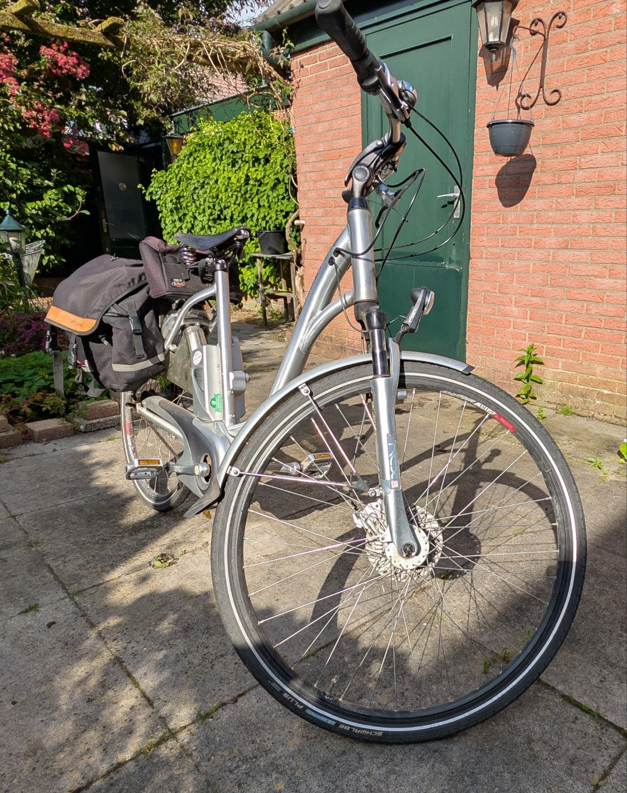 Flyer elektrische fiets, accu is gereviseerd 2020 met bewijs, Fietsen en Brommers, Elektrische fietsen, Ophalen, Gebruikt, Overige merken
