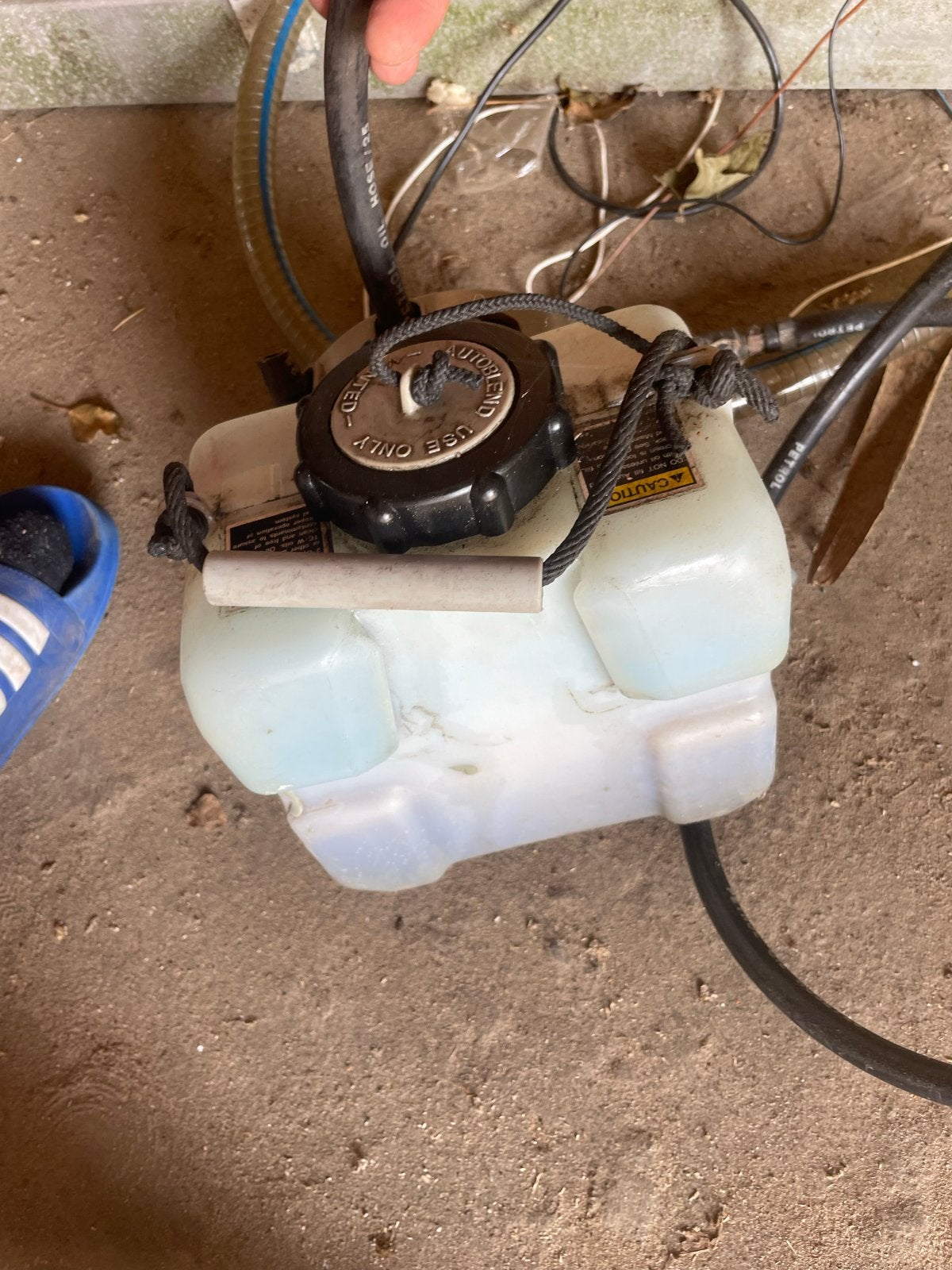Autoblend Olietank voor buitenboordmotor, Ophalen, Gebruikt, Motor en Techniek