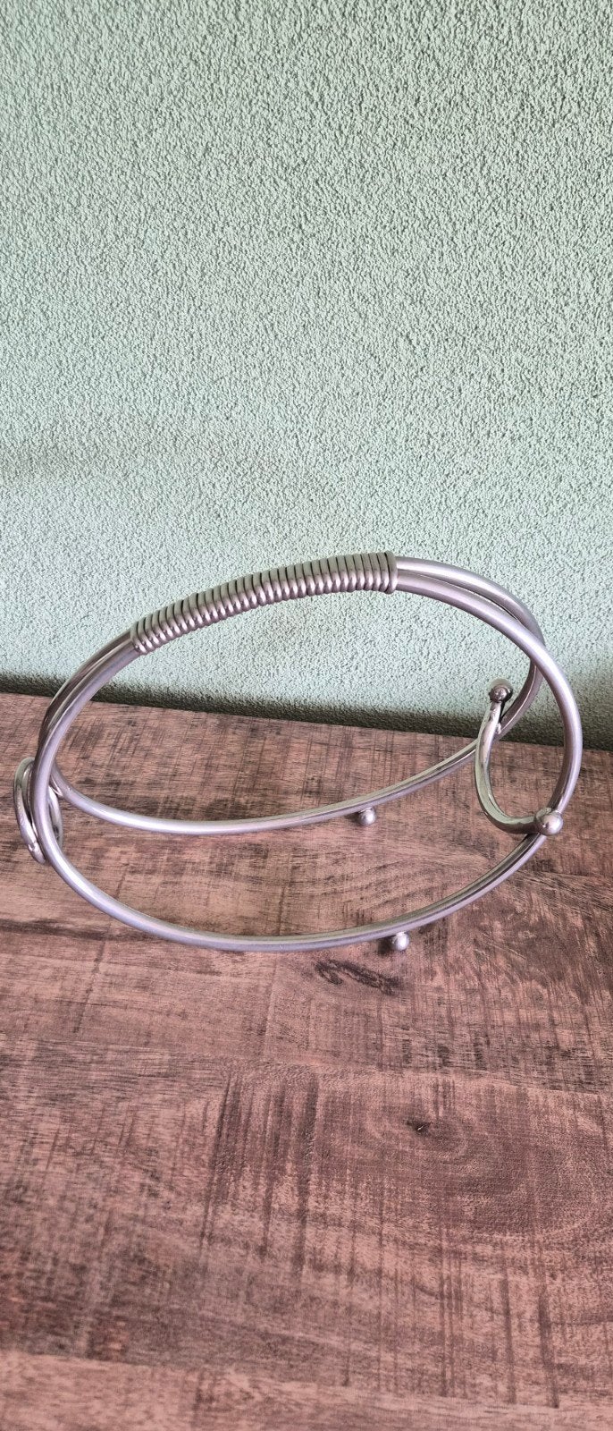Vintage Art Deco Wijnfles Houder Frankrijk, Huis en Inrichting, Woonaccessoires | Wijnrekken, Ophalen of Verzenden, Gebruikt, Metaal