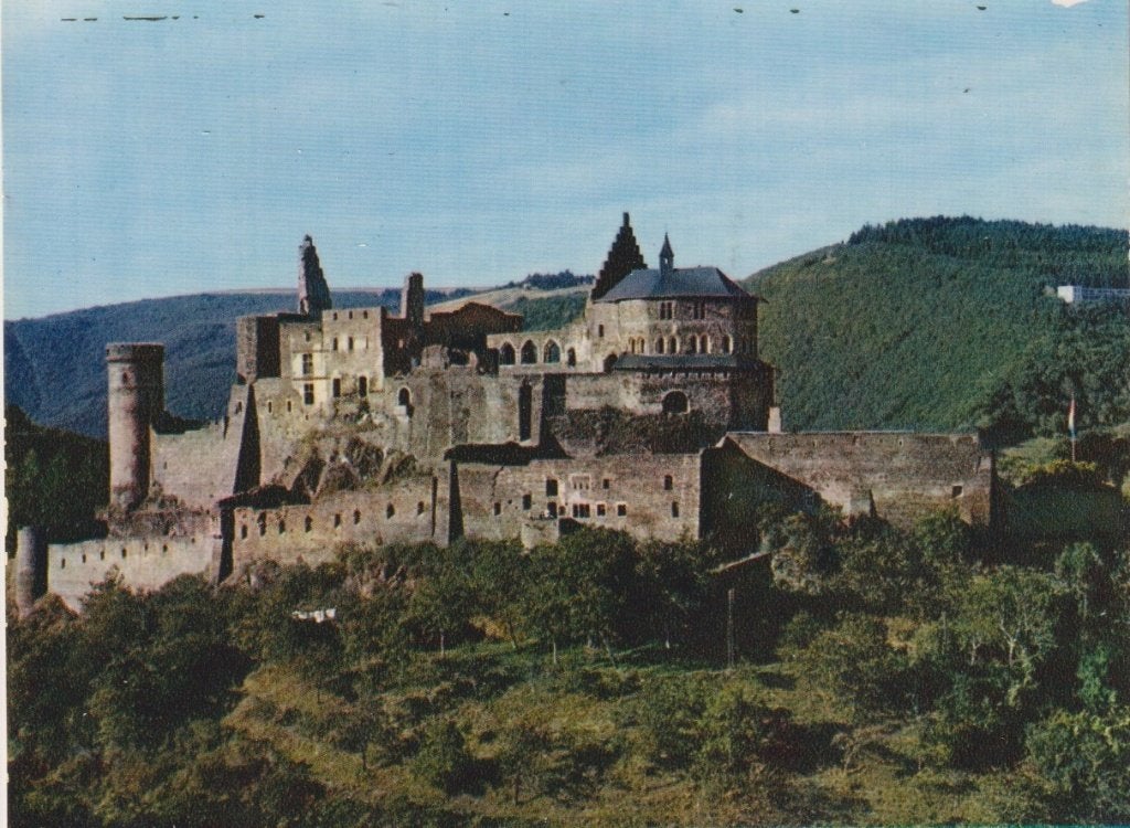 Luxemburg Vianden Kasteel, Verzenden, 1940 tot 1960, Ongelopen, Gebouw
