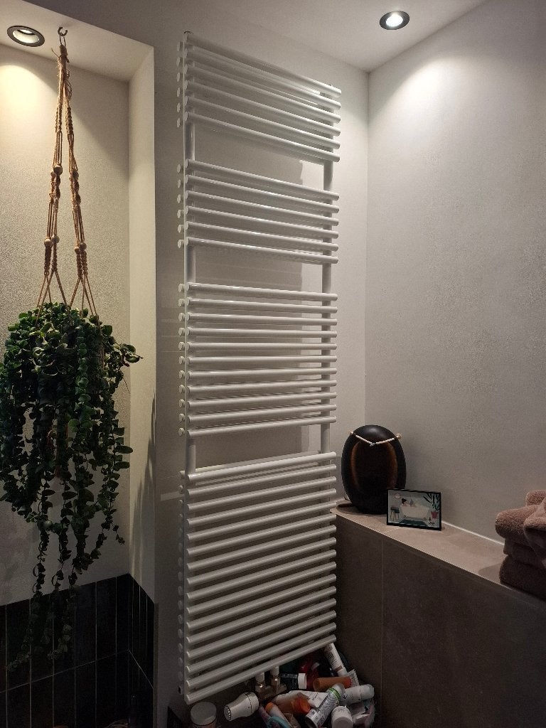 Dubbele handdoekradiator, Plieger, Ophalen, Radiator, Minder dan 60 cm, Zo goed als nieuw