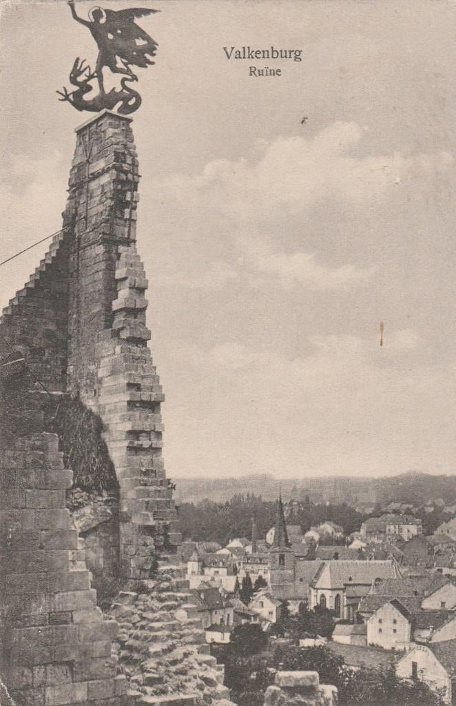 valkenburg- ruine, Ophalen of Verzenden, Voor 1920, Limburg