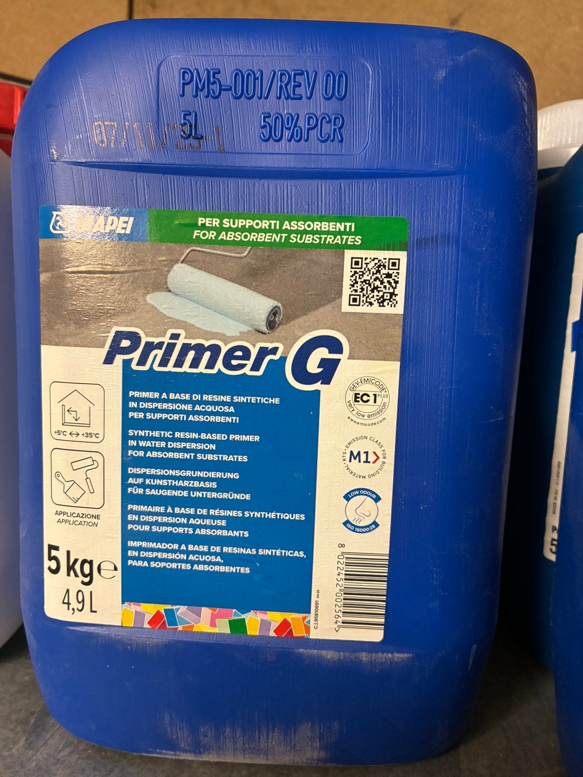 Mapei Primer G voorstrijk zuigende ondergrond, Ophalen, Nieuw