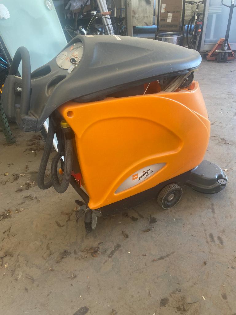 Volledig werkend! Taski 755 Schrobmachine Schrobzuigmachine, Ophalen of Verzenden, Mop of Dweil