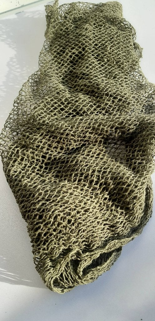 Us netting scarf ww2, Verzamelen, Ophalen of Verzenden, Landmacht, Amerika, Helm of Baret