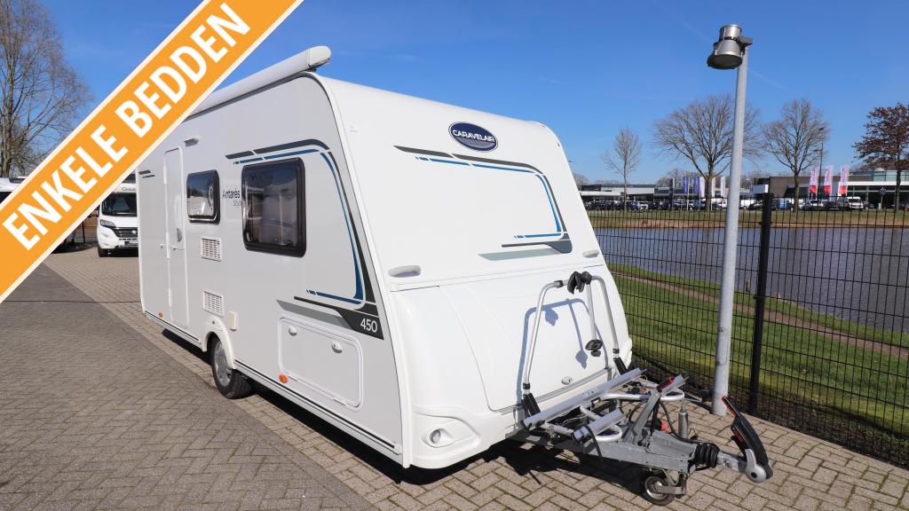 Caravelair Antares Style 450 EL 2017 Mover Casetteluifel etc, Caravans en Kamperen, Bedrijf, 5 tot 6 meter, Overige typen, Caravelair