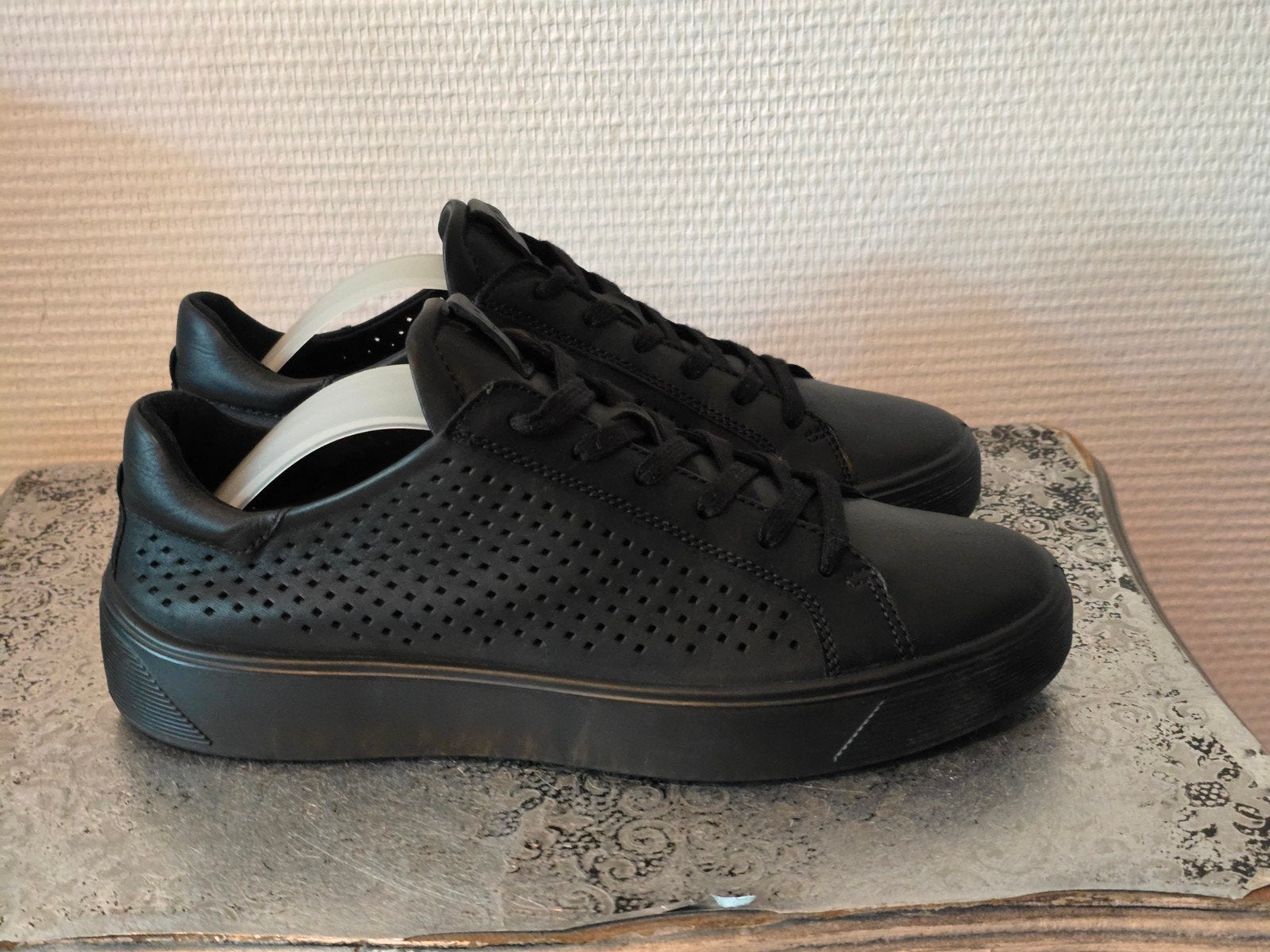 ECCO TRAYTECH Zwarte Sneakers Maat 40, Ecco, Zwart, Ophalen of Verzenden, Sneakers of Gympen