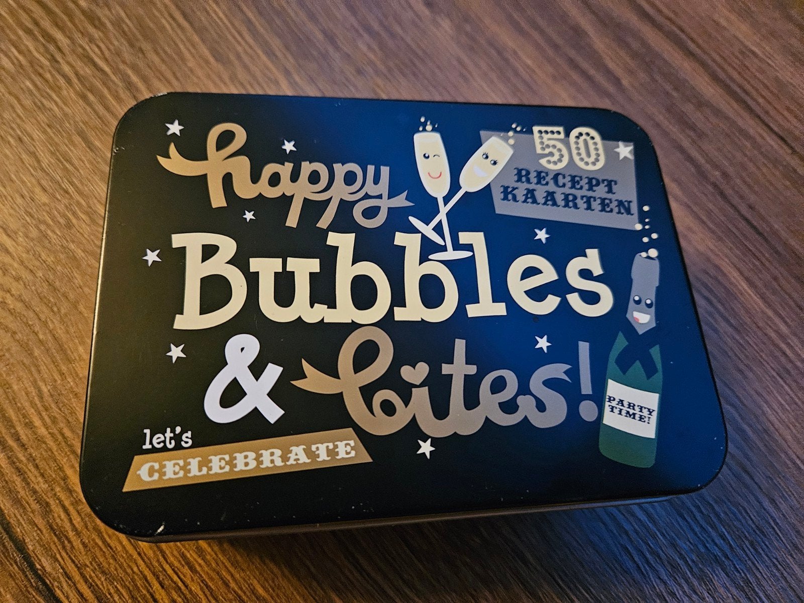 Happy Bubbles & Bites! 50 Receptkaarten, Boeken, Overige typen, Ophalen of Verzenden, Zo goed als nieuw, Overige gebieden