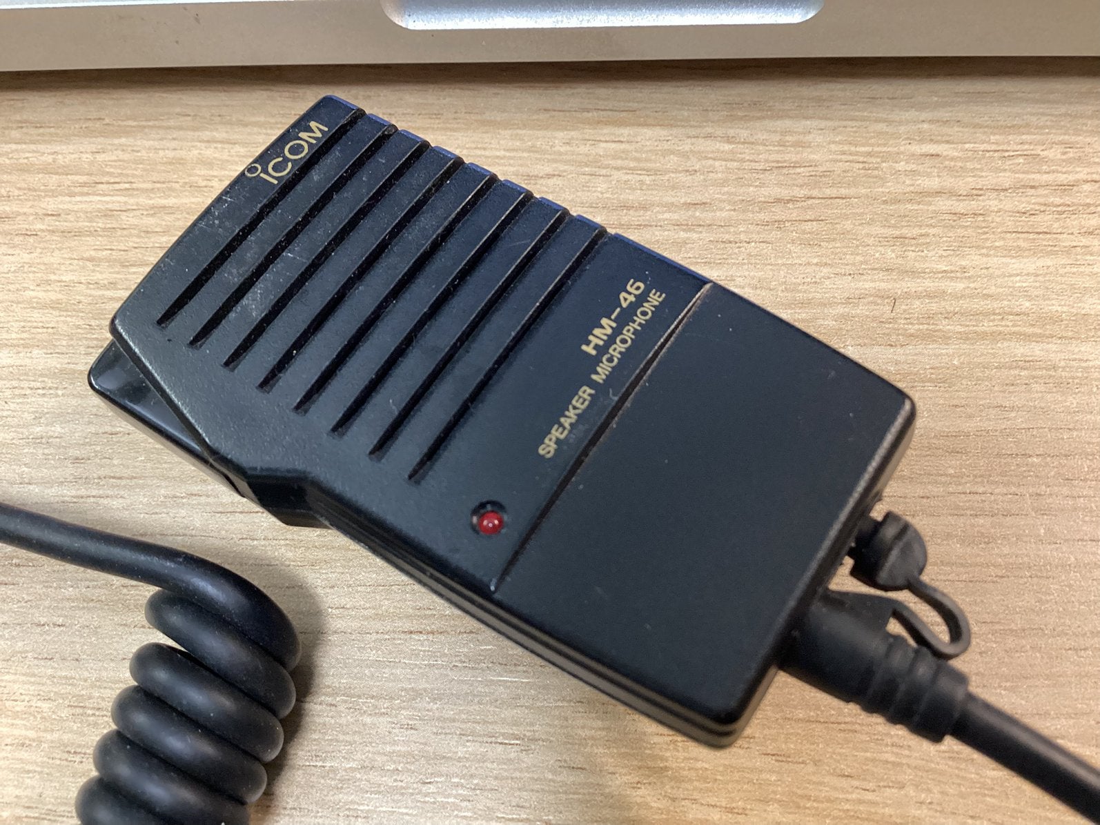 Icom HM46 speaker microphone, Telecommunicatie, Ophalen of Verzenden, Zo goed als nieuw