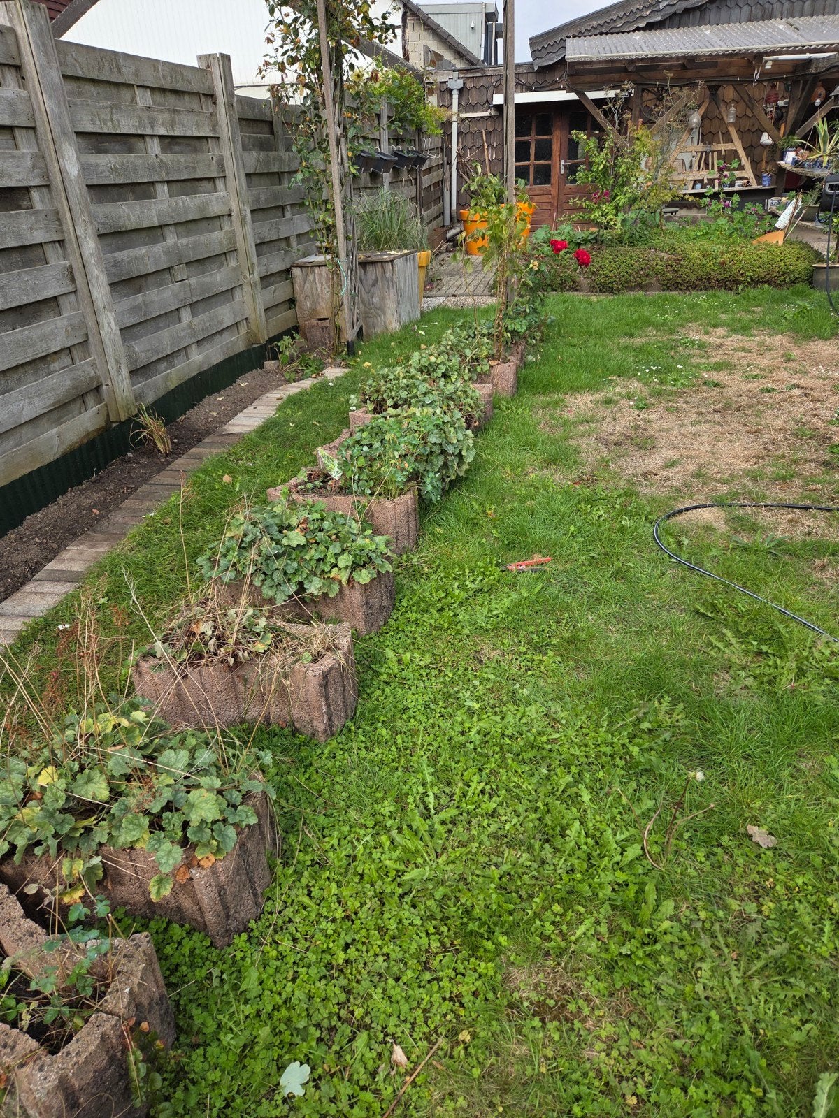 planten bakken met planten, Ophalen