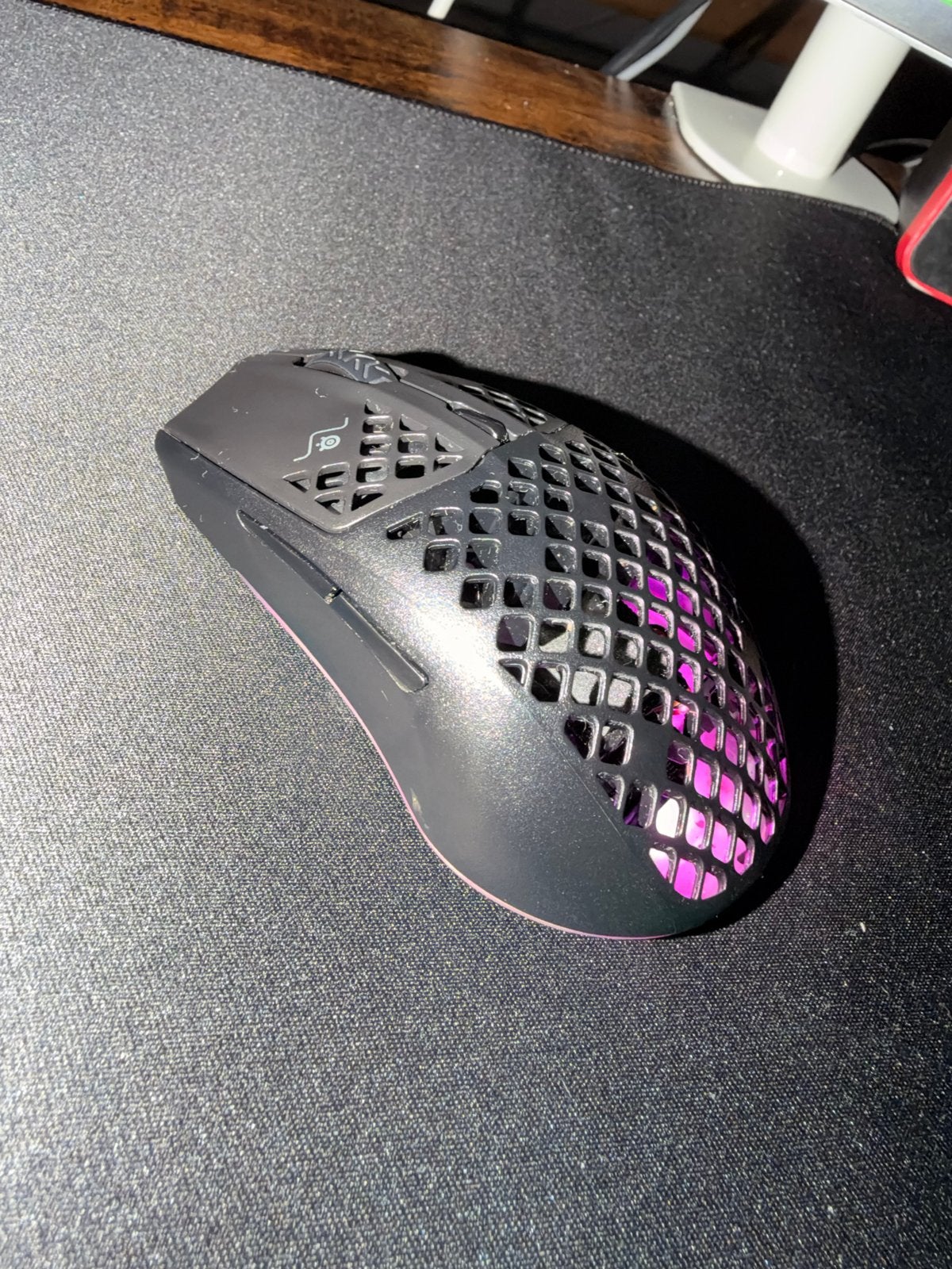 SteelSeries Aerox 3 Wireless Gaming Muis - Zo goed als nieuw, Computers en Software, Muis, Gaming muis, Ophalen of Verzenden, Zo goed als nieuw