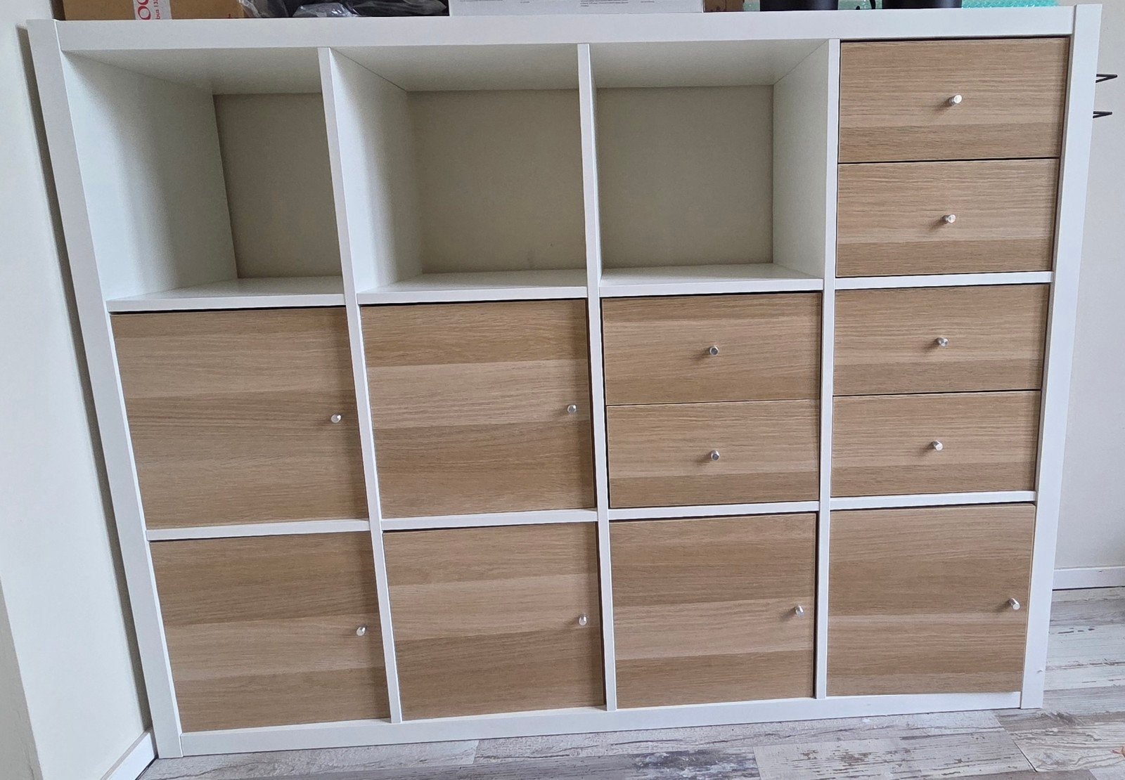 IKEA Kallax kast met lades en deurtjes, Ophalen, Gebruikt