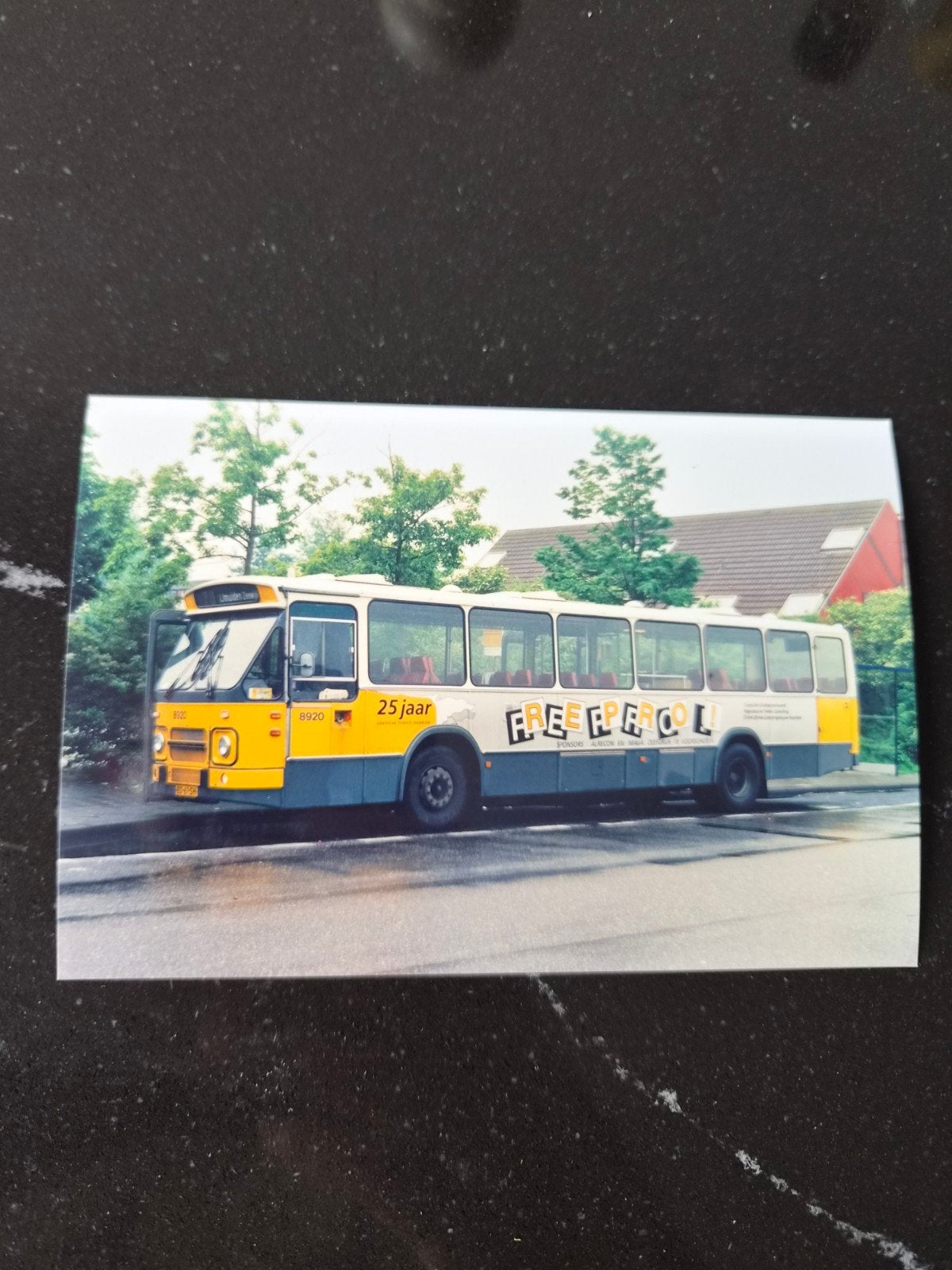Foto 10x15 bus NZH 8920, Ophalen of Verzenden, Zo goed als nieuw, Trein, Overige typen
