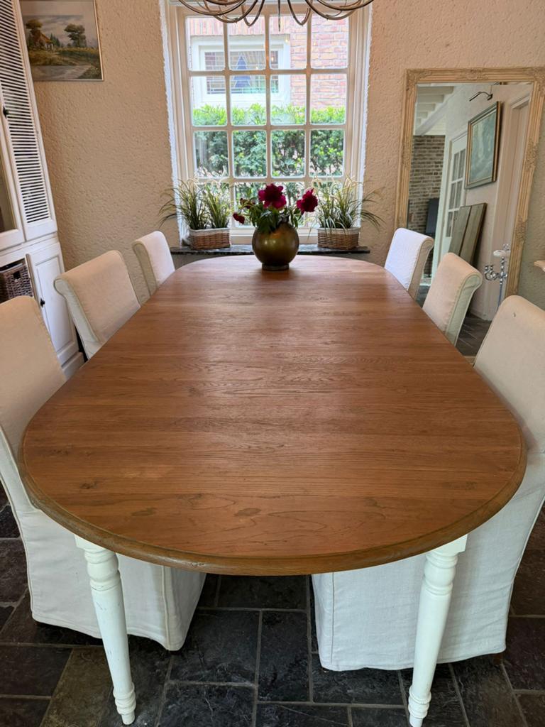 **Exclusieve uitschuifbare Riviera Maison eettafel, Huis en Inrichting, Tafels | Eettafels, Ophalen of Verzenden