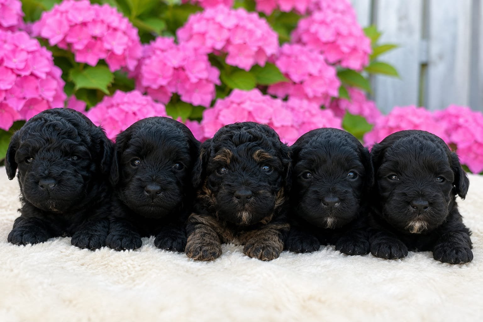 Mini Labradoodle pups uit huiselijke kring ⭐, Dieren en Toebehoren, Overige rassen, 8 tot 15 weken, Parvo, Meerdere