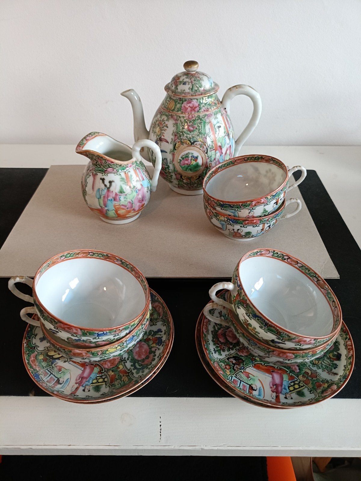 Theeservies Chinees vintage, Antiek en Kunst, Ophalen