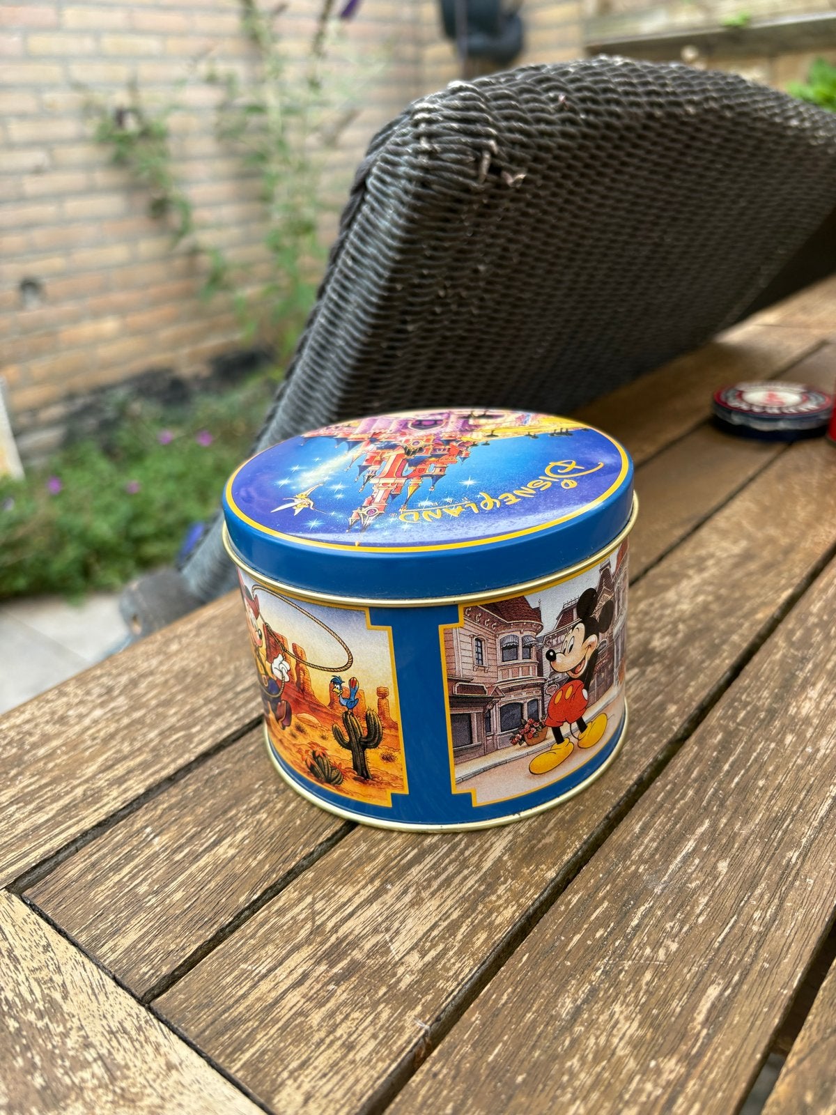 Vintage Disneyland blikken doosje - Mickey Mouse, Ophalen of Verzenden, Mickey Mouse, Gebruikt, Overige typen