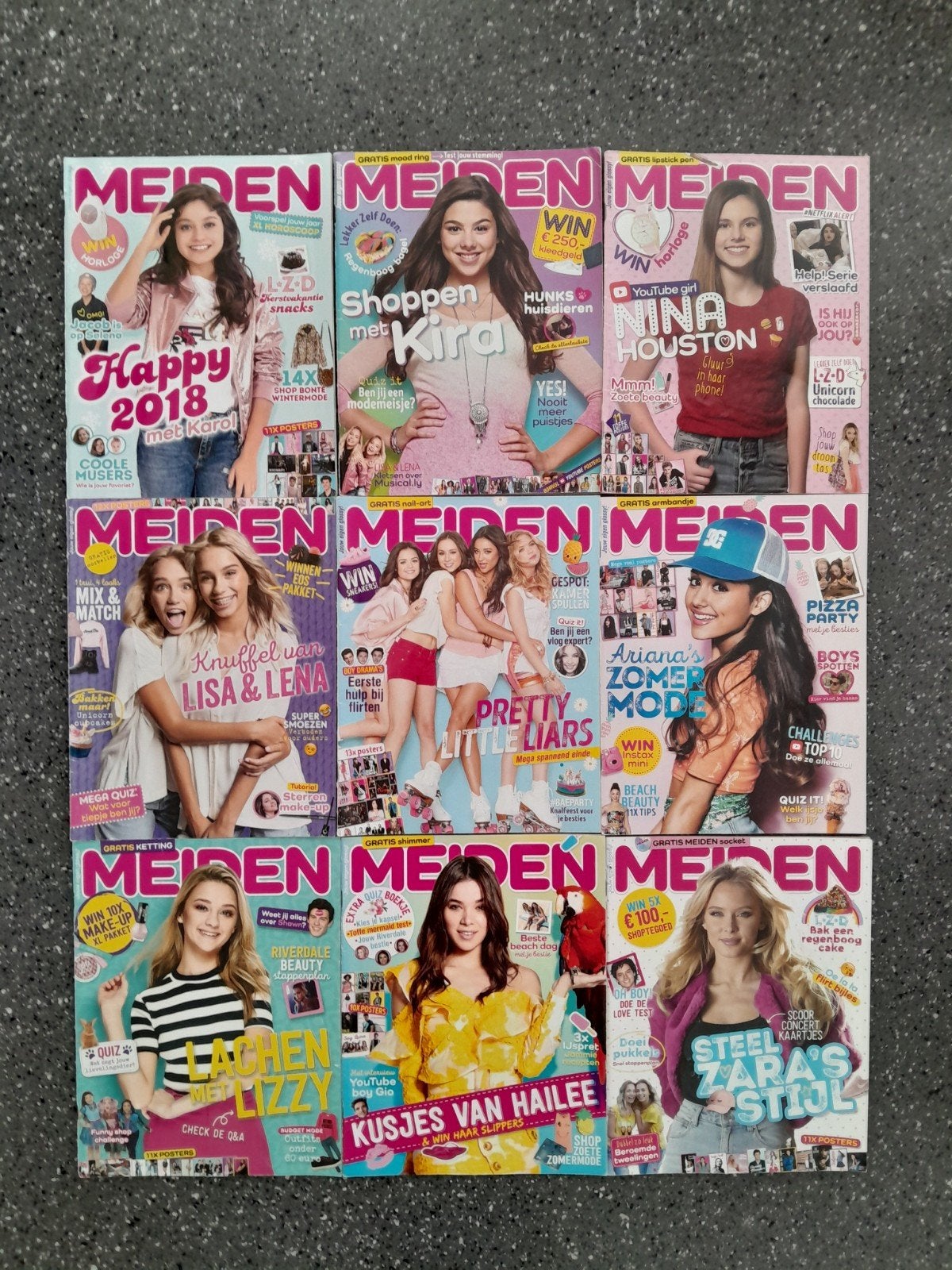 Meiden magazine ~ 9 stuks (of meer) tijdschrift puber, Ophalen of Verzenden, Zo goed als nieuw, Overige typen
