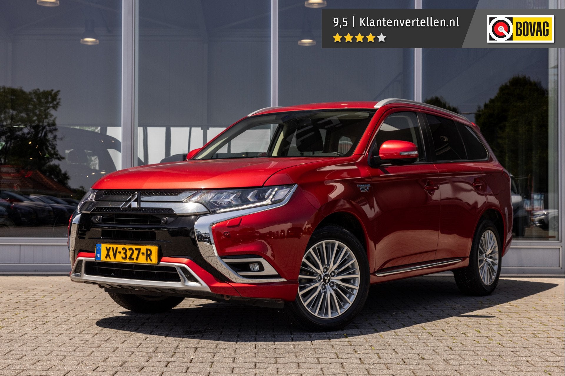 Mitsubishi Outlander 2.4 PHEV Intense | Trekhaak | Camera |, Auto's, 12 maanden, Euro 6, 4 cilinders, Leder en Stof