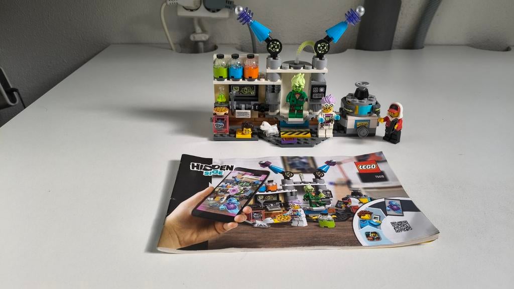 Lego Hidden Side 70418 J.B.'s Spooklab, Ophalen, Zo goed als nieuw, Complete set, Lego