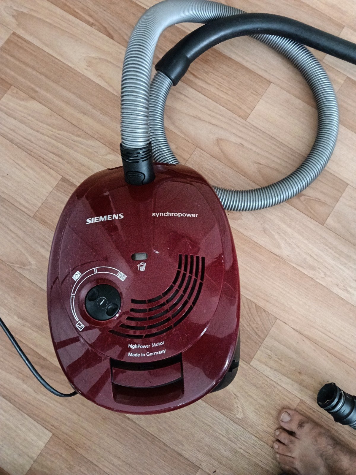 Siemens stofzuiger 700w, Ophalen