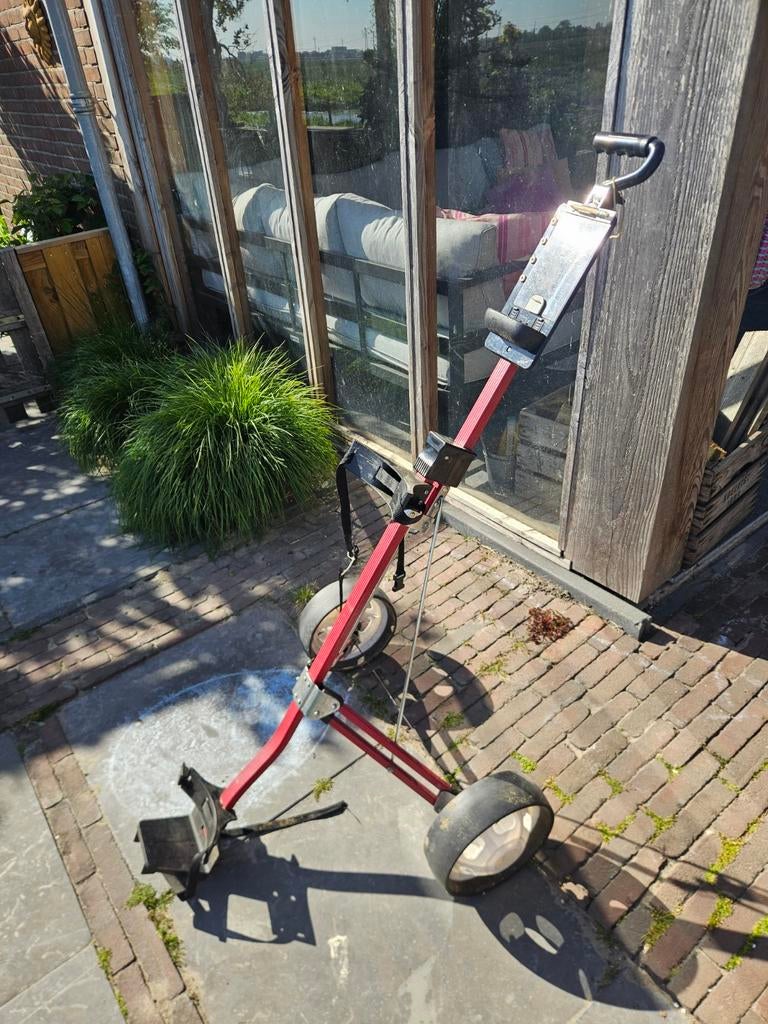 Golfkar - Handige en stevige golftrolley, Ophalen of Verzenden, Gebruikt, Golfkar, Overige merken