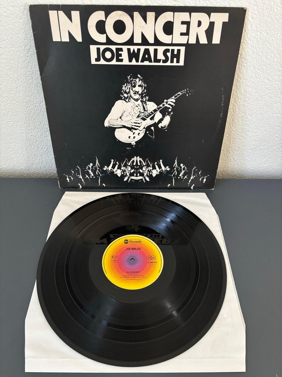 Joe Walsh - In Concert LP (1976) - Classic Rock Vinyl, Beschermende buitenhoes, LP, Gebruikt, Ophalen of Verzenden