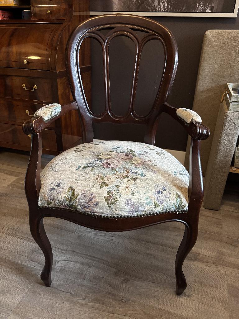 Stoel, Vintage Jaren '50, Ophalen, Gebruikt, Overige kleuren, Stof
