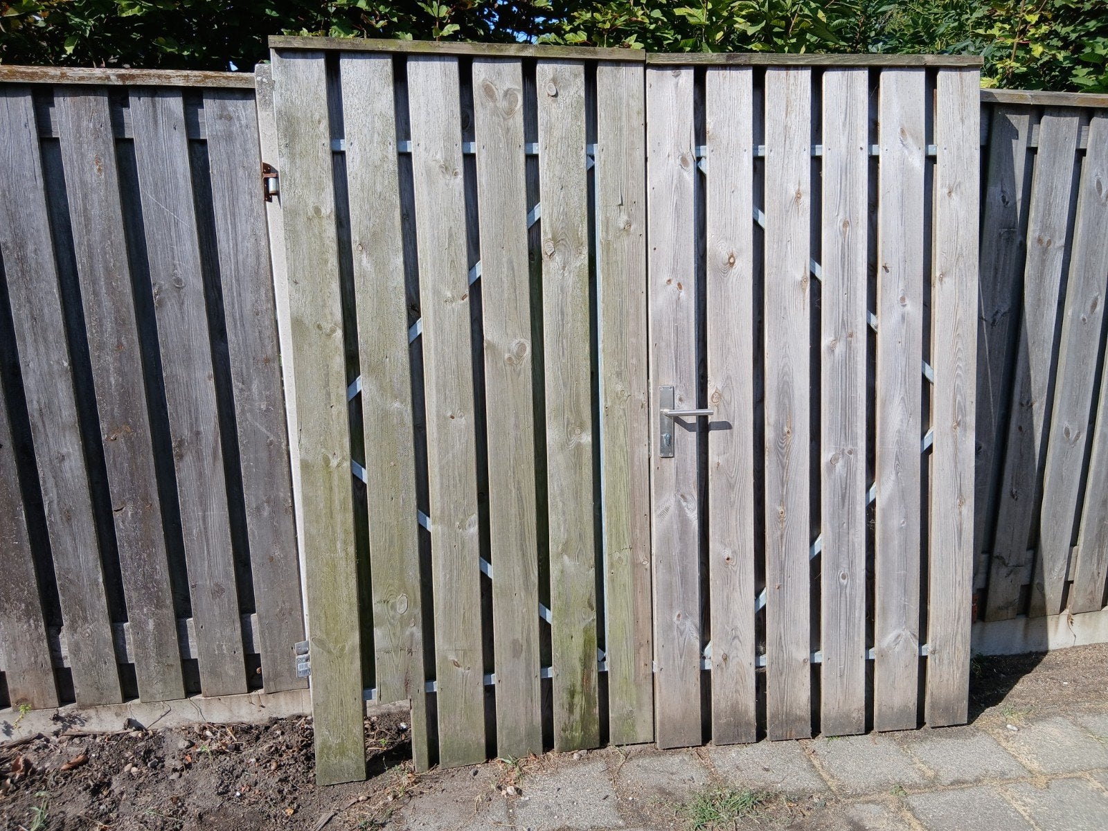 poort/schuttings deuren, Ophalen