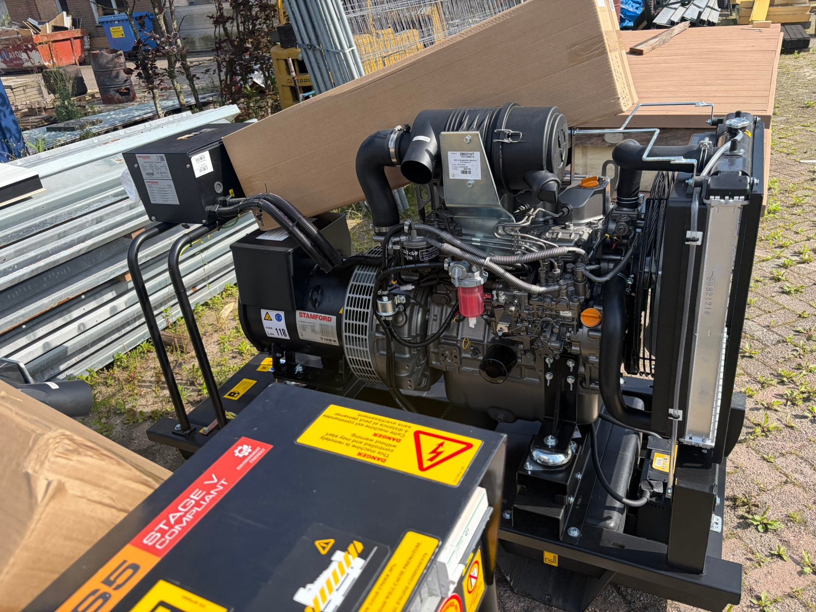 Nieuw Yanmar 35 kVA stamford aggregaat generatorset, Ophalen of Verzenden, Nieuw