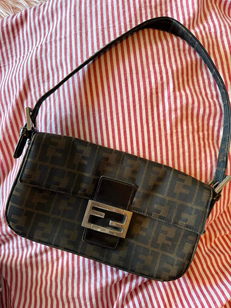 Fendi tas, Ophalen of Verzenden, Gebruikt, Bruin, Overige merken