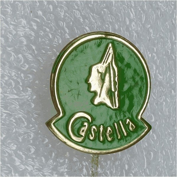 SP1450 Speldje Castella kopje groen, Verzamelen, Ophalen of Verzenden, Gebruikt, Overige onderwerpen