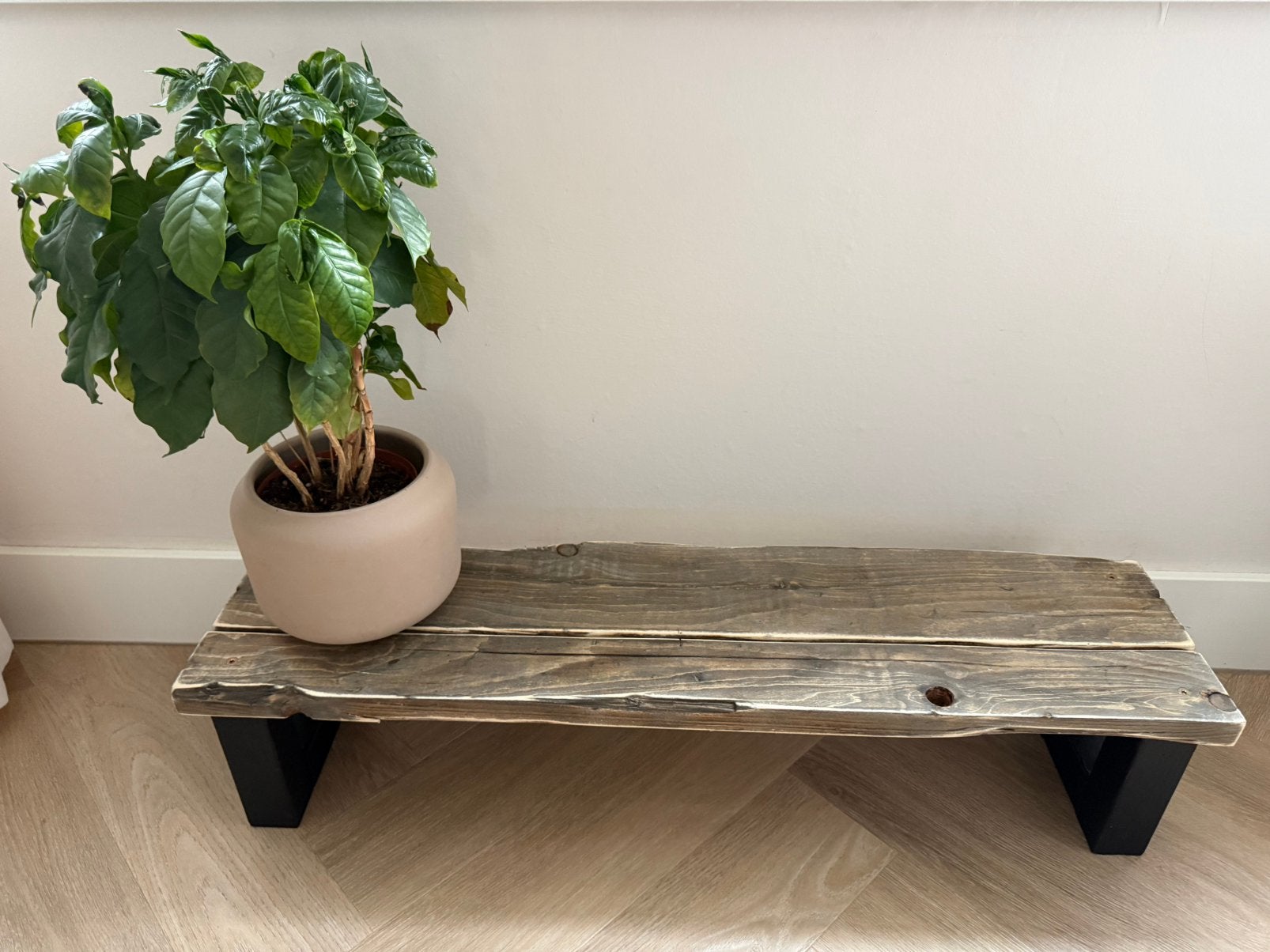 Nieuw industriele vensterbank bankje. 80x20x18, Ophalen of Verzenden, Nieuw, Hout