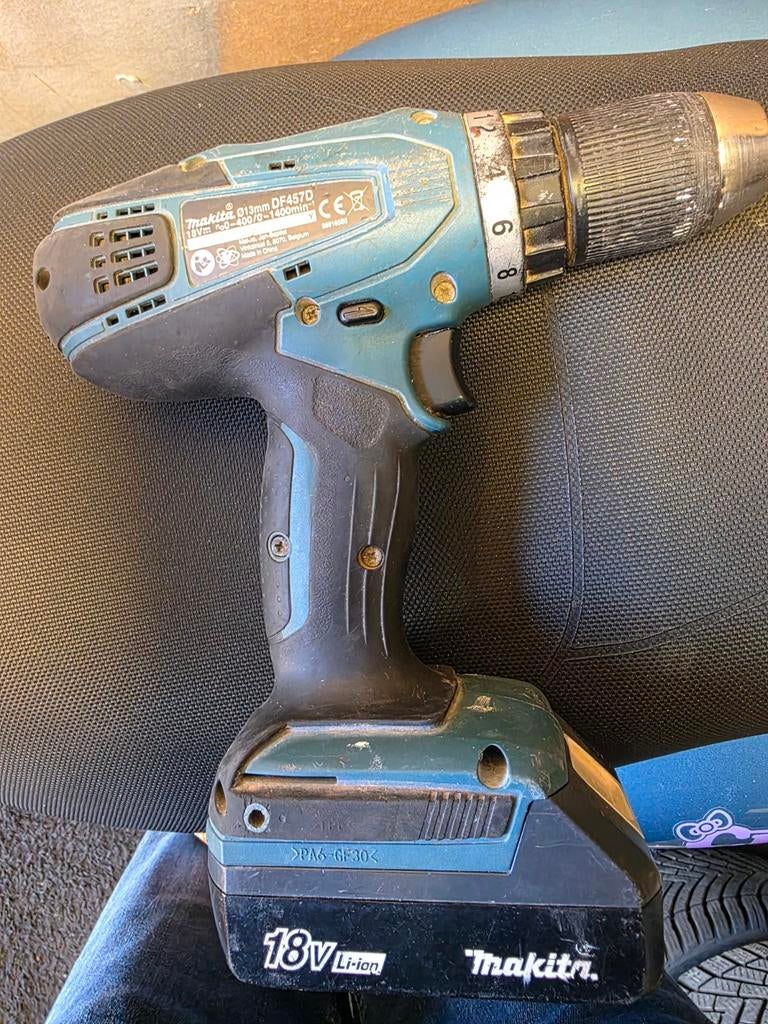 Makita 18v schroef/boormachine  met accu, Ophalen of Verzenden, Boor- en Schroefmachine