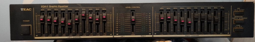 Teac EQA-5 Equalizer, Audio, Tv en Foto, Ophalen, Gebruikt, 120 watt of meer, Overige merken