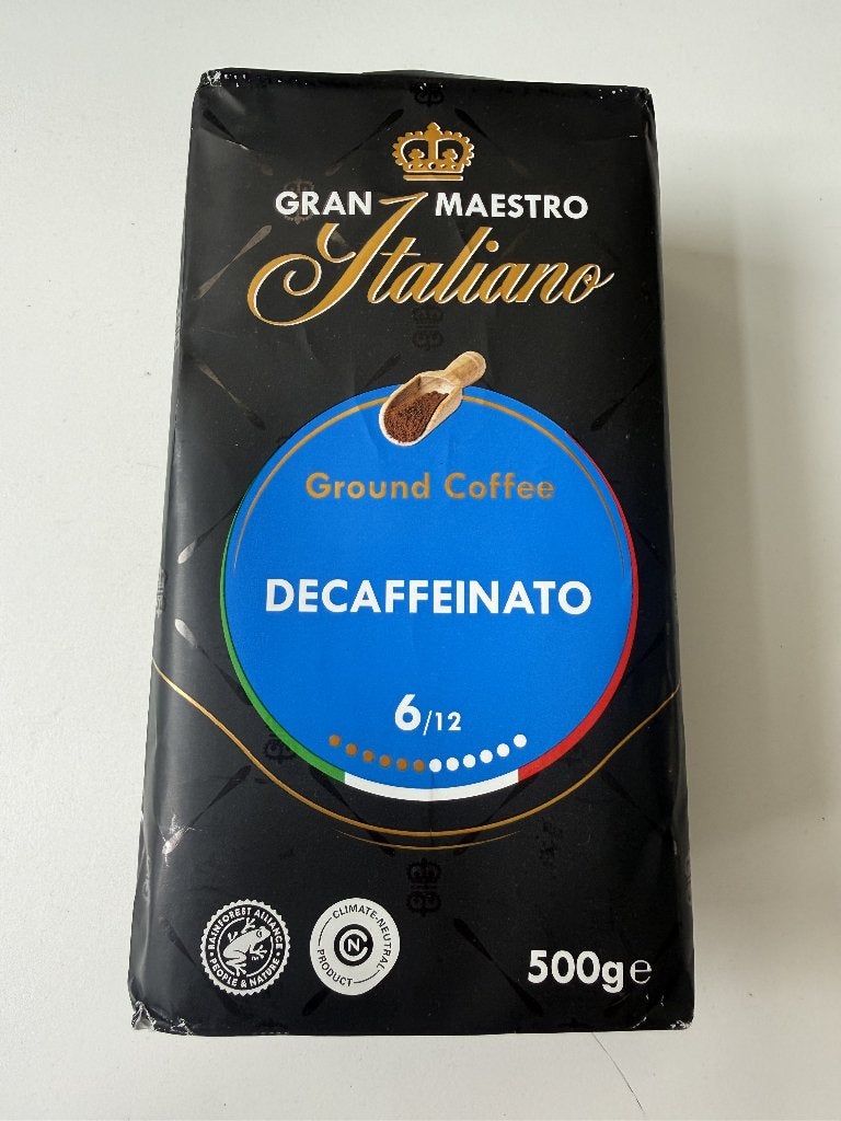 Gran Maestro Ground Coffee - Decaffeinato, Ophalen