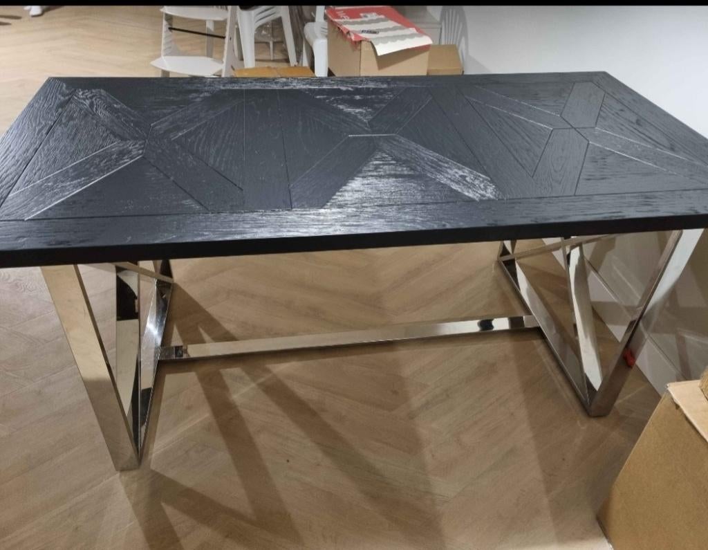 Mooie eettafel en salontafel te koop, Huis en Inrichting, Tafels | Eettafels, Ophalen, 50 tot 100 cm, Zo goed als nieuw, 150 tot 200 cm
