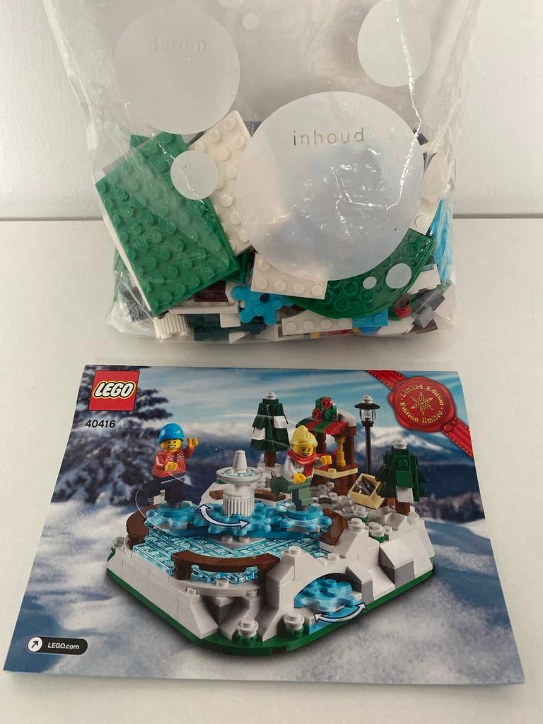 Lego schaatsbaan 40416, Ophalen of Verzenden, Gebruikt, Complete set, Lego