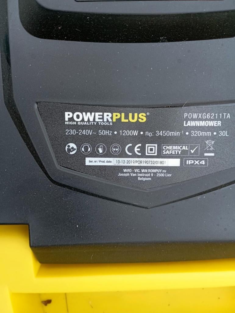 gazonmaaier, Ophalen, Cirkelmaaier, Gebruikt, Elektrische grasmaaier