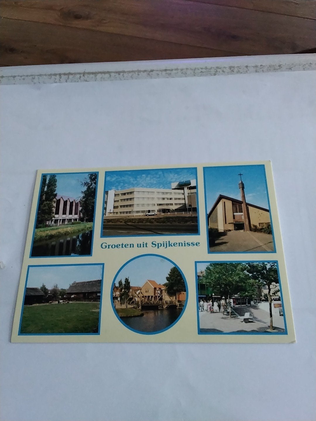Ansichtkaart Groeten uit Spijkenisse - Ongelopen, Ophalen of Verzenden, 1980 tot heden, Ongelopen, Zuid-Holland