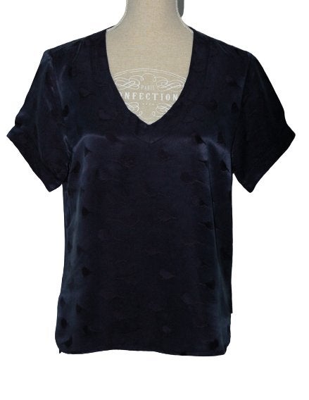 Silver Creek satijnen top, Silv Parker, blauw, Mt. 38 / M, Kleding | Dames, Tops, Maat 38/40 (M), Silver Creek, Zo goed als nieuw
